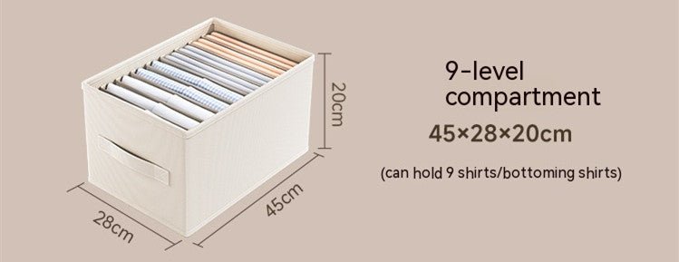 Foldable Clothes Pants Grid Storage Box - Homeify Mart
