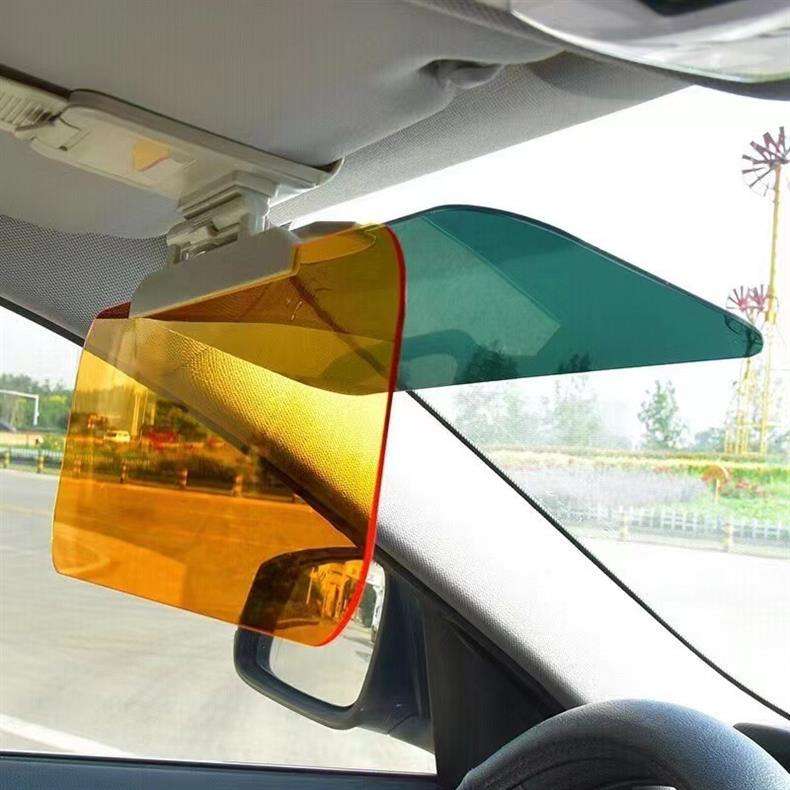2-in-1 Anti Glare Sun Visor for Car – Day & Night Driving Glare Reducer - Homeify Mart
