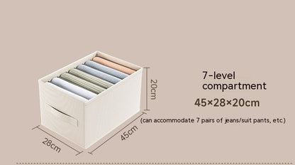 Foldable Clothes Pants Grid Storage Box - Homeify Mart