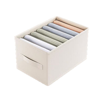 Foldable Clothes Pants Grid Storage Box - Homeify Mart