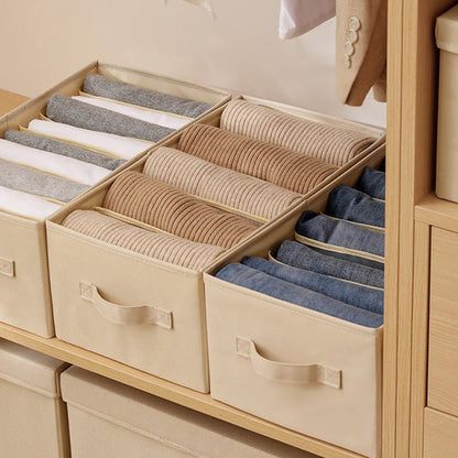 Foldable Clothes Pants Grid Storage Box - Homeify Mart