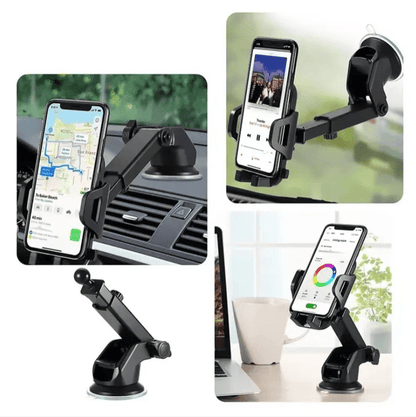 High-End Nano Gel Suction Cup Portable 360° Universal Car Phone Holder - Homeify Mart