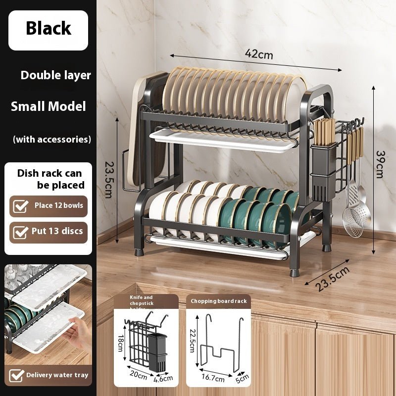 Kitchen Storage Dish Plate Storage Rack - Homeify Mart