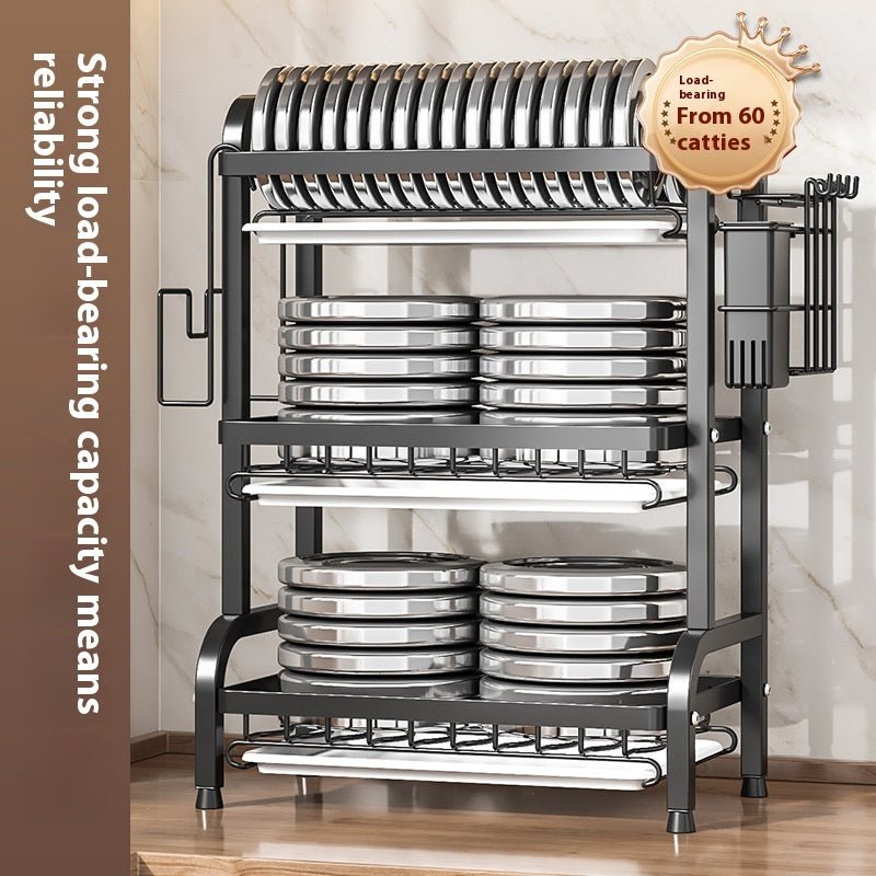 Kitchen Storage Dish Plate Storage Rack - Homeify Mart
