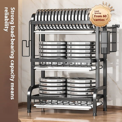 Kitchen Storage Dish Plate Storage Rack - Homeify Mart