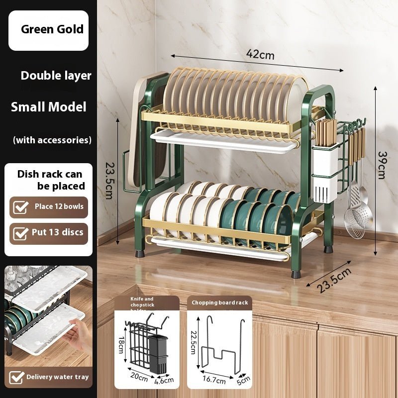Kitchen Storage Dish Plate Storage Rack - Homeify Mart