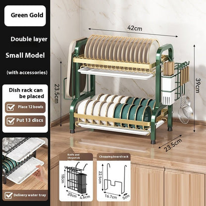 Kitchen Storage Dish Plate Storage Rack - Homeify Mart