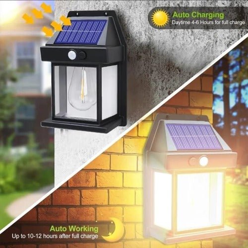 LED Solar Wall Lamp – Waterproof Outdoor Light - Homeify Mart