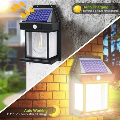 LED Solar Wall Lamp – Waterproof Outdoor Light - Homeify Mart