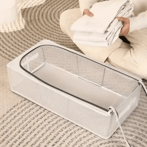 PVC Foldable Transparent Storage Box – Dustproof Clothes Organizer - Homeify Mart
