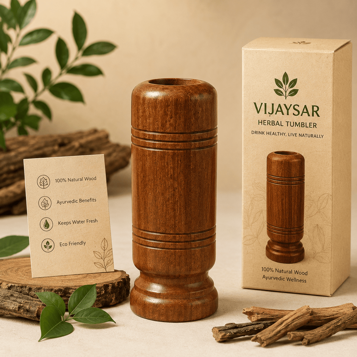 Vijaysar Herbal Tumbler - Homeify Mart